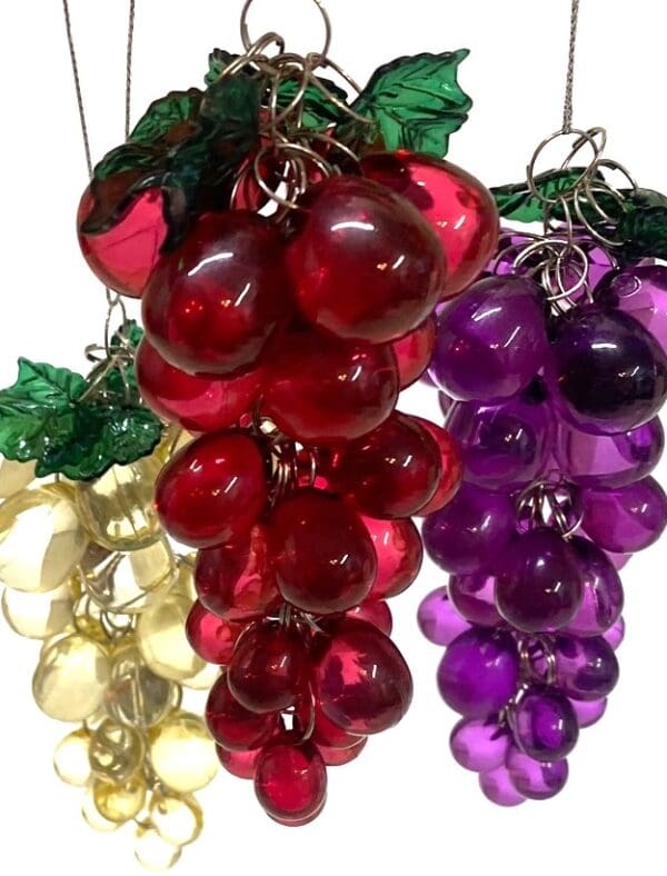 Hanging Glass Grapes