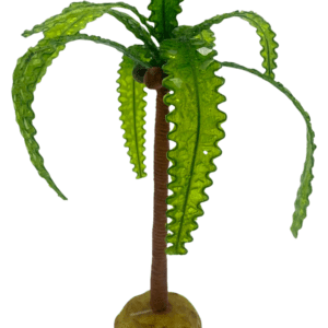 Coconut Palm Tree with Glass Leaves