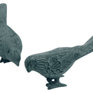 Pair of Small Birds with Verdi Finish
