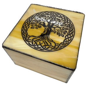 Tree of Life Stained Glass Box